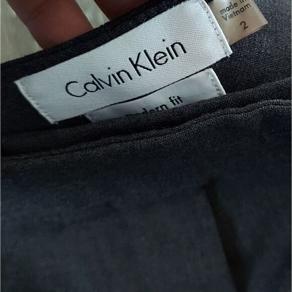 Calvin Klein Modern Fit Gray Pants Size 2 - Picture 5 of 9